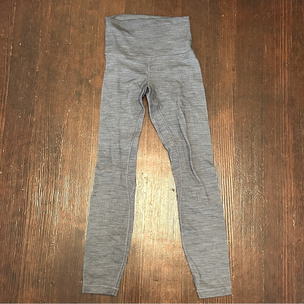 Lululemon / heathered gray Leggings size 2 High-Rise